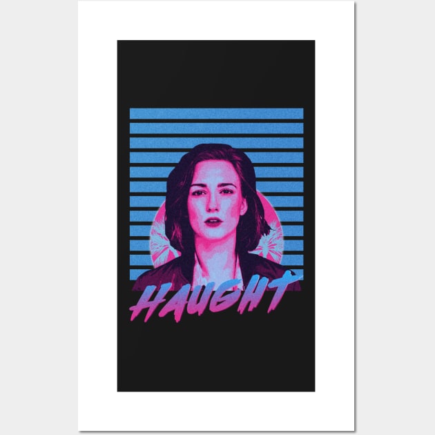 Retro 80s Nicole Haught - Wynonna Earp Wall Art by VikingElf